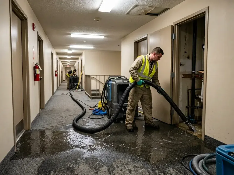 multi-unit-apartment-hallway-f-005 — frequently asked questions, Emergency Burst Pipe Water Extraction & Removal in Schertz,…